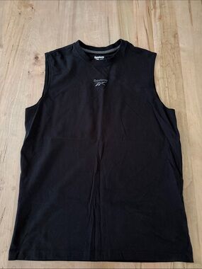 Reebok Black Men's Sleeveless Training Tank